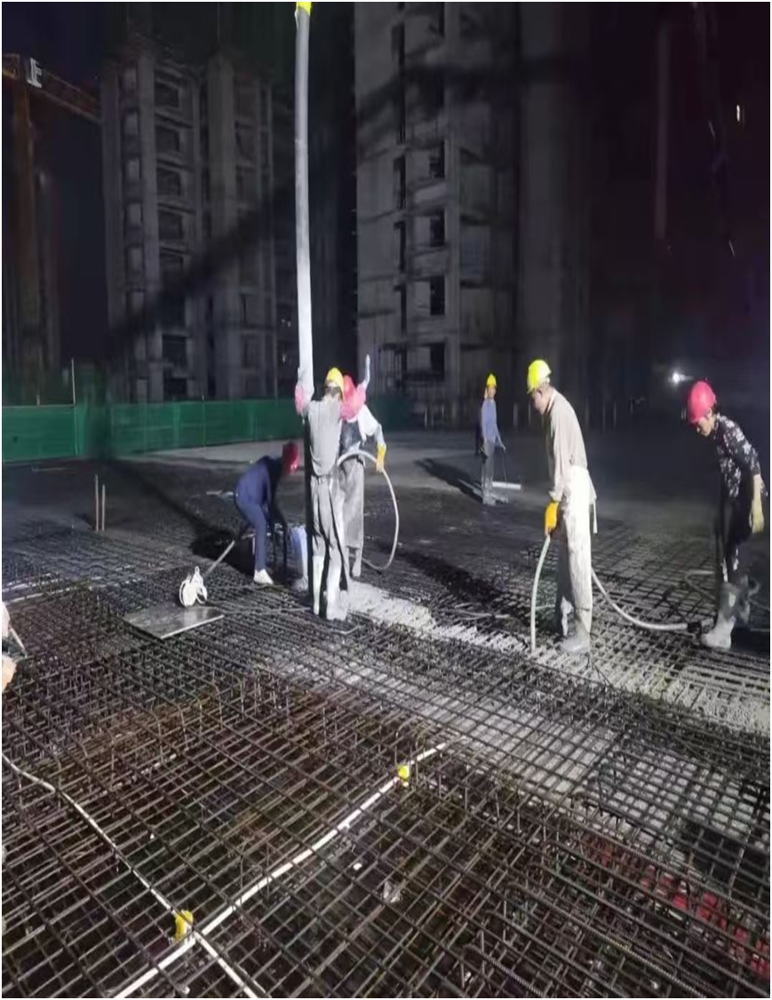 临洮福临万家项目主楼及车库混凝土工程